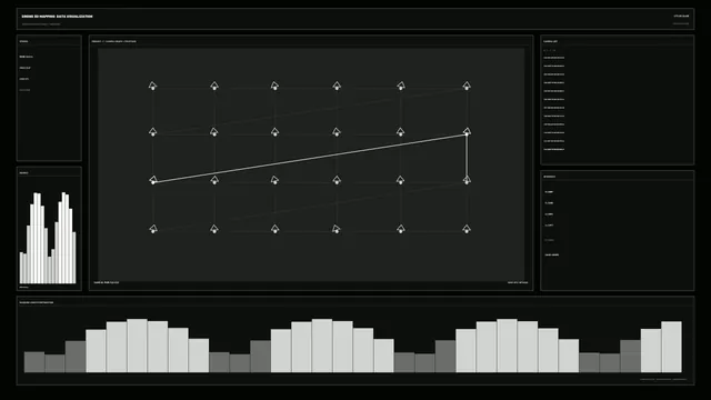 Monochrome camera graph with grid geometry — free 3840x2160 4K wallpaper image