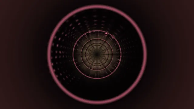 Concentric Pink Rings in a Dark Radial Tunnel — free 3840x2160 4K wallpaper image