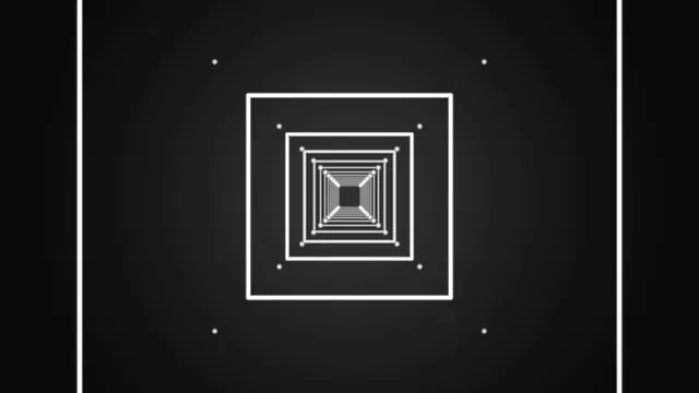 Concentric white squares on a charcoal field — free 3840x2160 4K wallpaper image