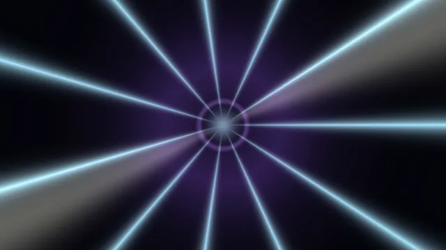Radial blue light beams on a violet field — free 3840x2160 4K wallpaper image