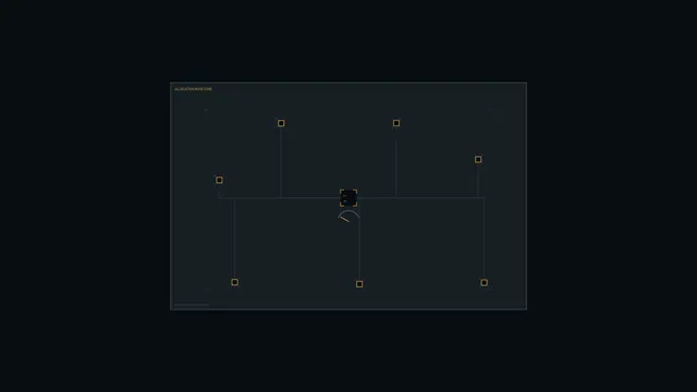 Dark allocation node network diagram — free 3840x2160 4K wallpaper image