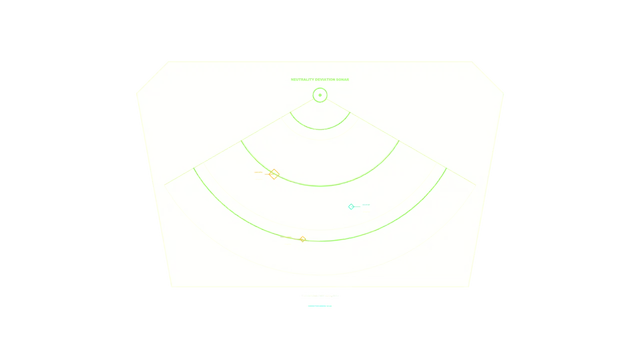 Neon orbital diagram on a pale geometric field — free 3840x2160 4K wallpaper image