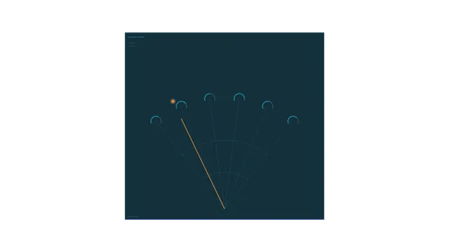 Orbital arc diagram with cyan nodes and orange path — free 3840x2160 4K wallpaper image
