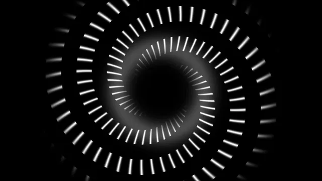 Concentric radial rings with white light bars — free 3840x2160 4K wallpaper image