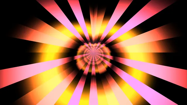 Radial neon rays converging on a glowing centre — free 3840x2160 4K wallpaper image
