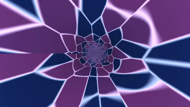 Violet and navy geometric spiral tunnel — free 3840x2160 4K wallpaper image