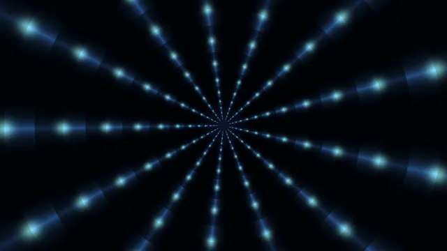 Radial blue light pulses on a black field — free 3840x2160 4K wallpaper image