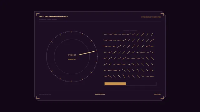 Cycle Reserve Vector Field Interface — free 3840x2160 4K wallpaper image