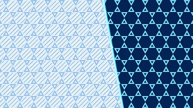 Split blue triangle tessellation with diagonal lines — free 3840x2160 4K wallpaper image