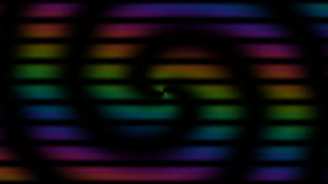 Blurred neon grid with a central green spiral — free 3840x2160 4K wallpaper image
