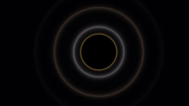 Concentric amber and violet rings on black — free 3840x2160 4K wallpaper image