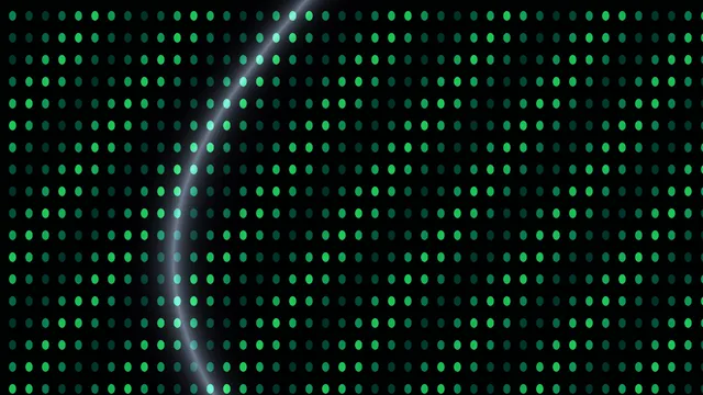 Green dot matrix with a diagonal light band — free 3840x2160 4K wallpaper image