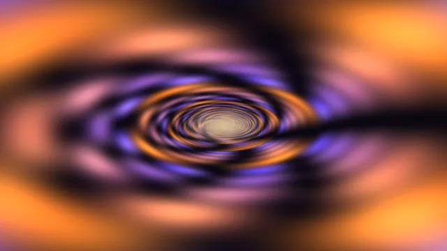 Concentric violet and orange optical rings — free 3840x2160 4K wallpaper image