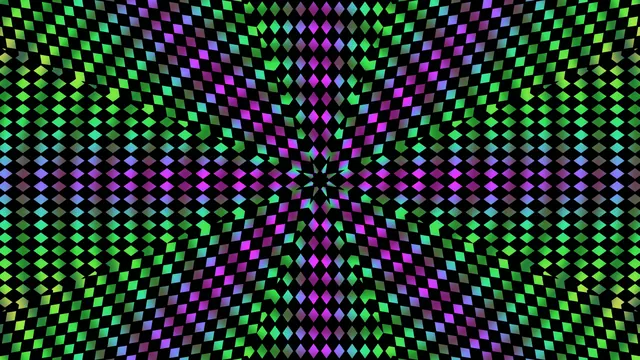 Neon diamond lattice with radial star geometry — free 3840x2160 4K wallpaper image
