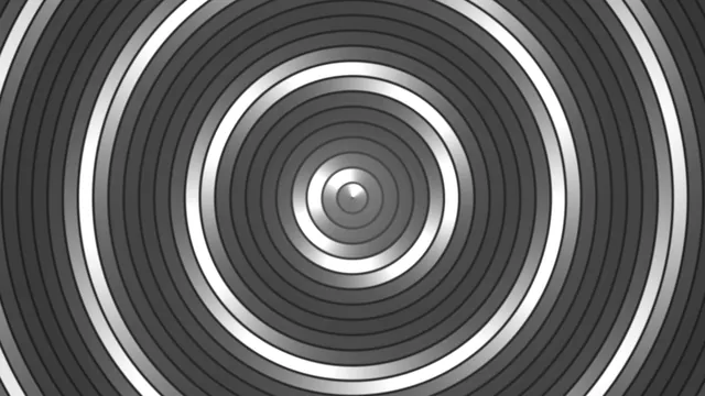 Concentric metallic rings in monochrome — free 3840x2160 4K wallpaper image