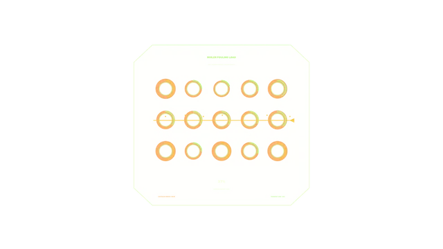 Boiler fouling diagram with circular tube array — free 3840x2160 4K wallpaper image