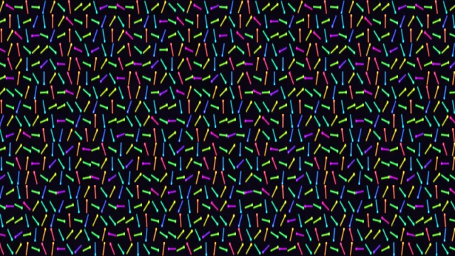 Neon segmented line pattern on black — free 3840x2160 4K wallpaper image