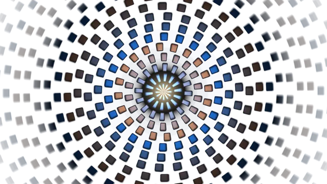 Concentric blue rings with radial tile geometry — free 3840x2160 4K wallpaper image