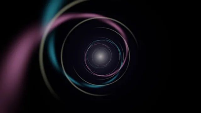 Concentric light rings on a dark field — free 3840x2160 4K wallpaper image
