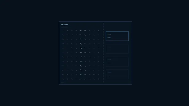 Dark blue vector field dashboard — free 3840x2160 4K wallpaper image