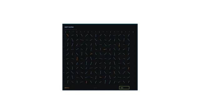 Blue drift matrix with orange vector accents — free 3840x2160 4K wallpaper image