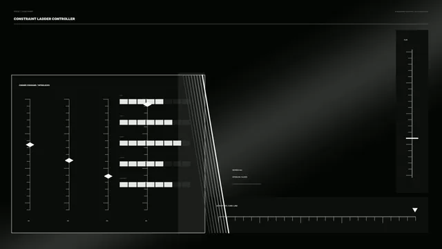 Monochrome constraint ladder interface diagram — free 3840x2160 4K wallpaper image