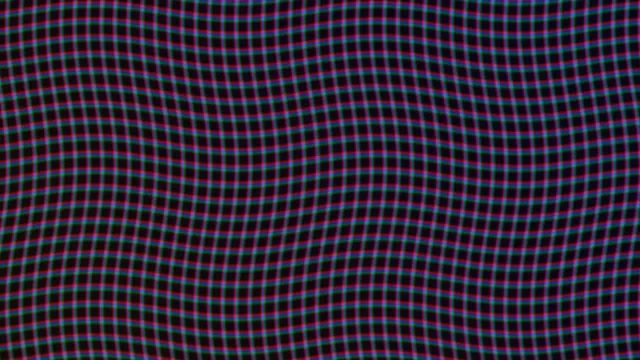 Warped RGB grid on a dark field — free 3840x2160 4K wallpaper image