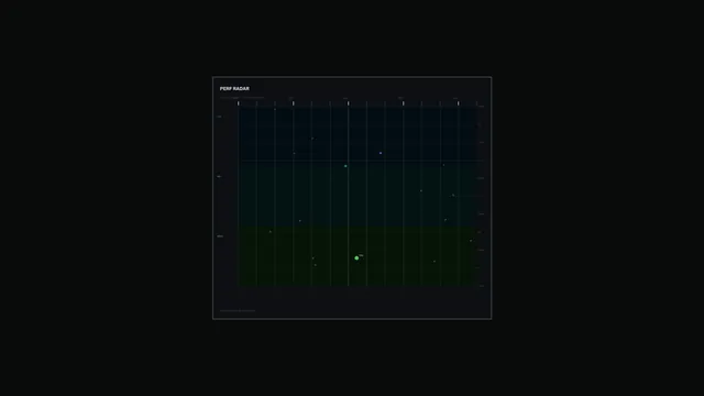 Dark radar grid with scattered signal points — free 3840x2160 4K wallpaper image