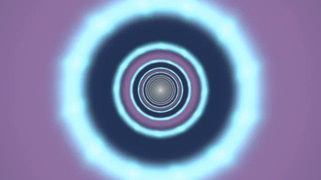 Concentric cyan rings on a violet radial field — free 3840x2160 4K wallpaper image