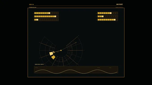 Eccentric Vital Well technical dashboard — free 3840x2160 4K wallpaper image