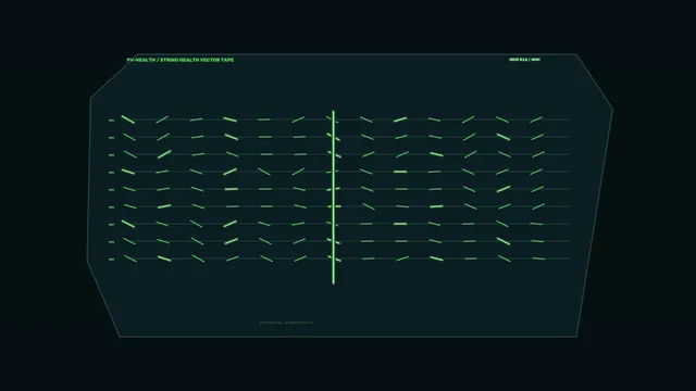 Neon vector grid with central green axis — free 3840x2160 4K wallpaper image