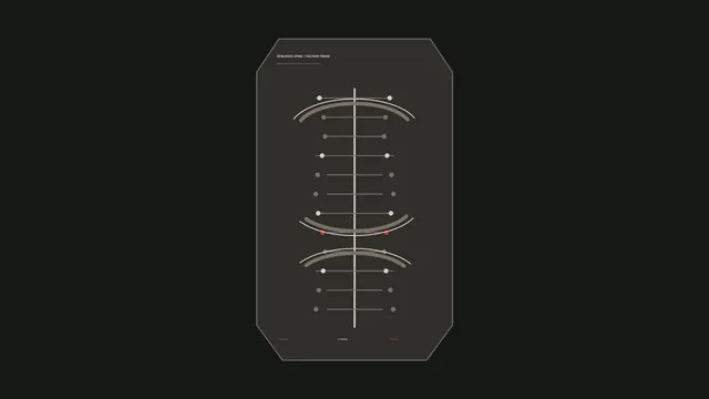 Technical Orbital Diagram in Charcoal and Ivory — free 3840x2160 4K wallpaper image
