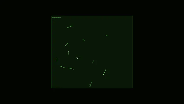 Neon green tactical interface on black — free 3840x2160 4K wallpaper image