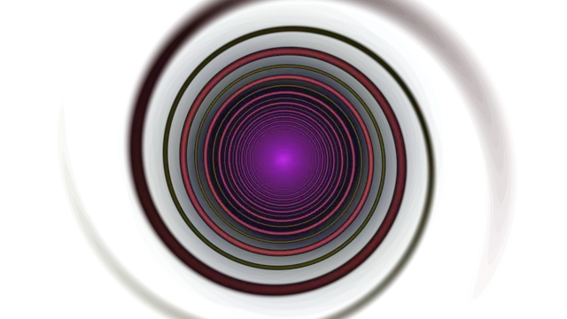 Concentric neon rings around a violet core — free 3840x2160 4K wallpaper image