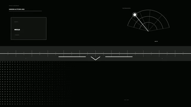Monochrome Flight Interface With Radial Geometry — free 3840x2160 4K wallpaper image