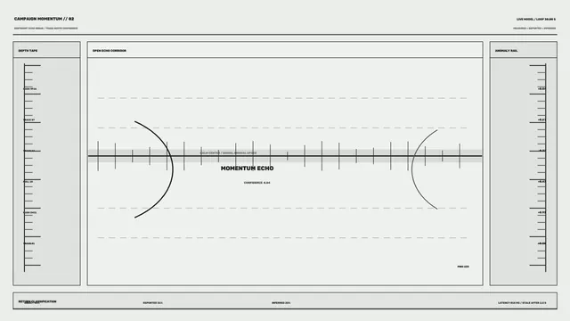 Monochrome Momentum Echo Signal Dashboard — free 3840x2160 4K wallpaper image