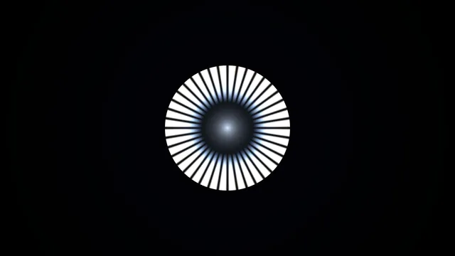 Radial white disc on a dark field — free 3840x2160 4K wallpaper image