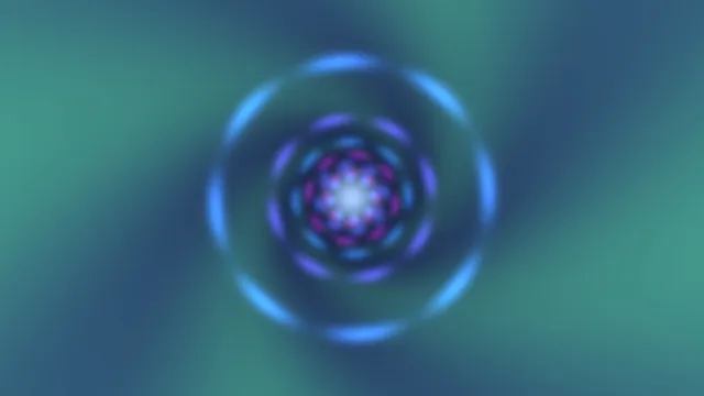 Concentric blue and violet luminous rings — free 3840x2160 4K wallpaper image