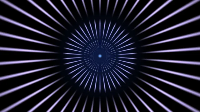 Violet radial light tunnel with blue focal point — free 3840x2160 4K wallpaper image