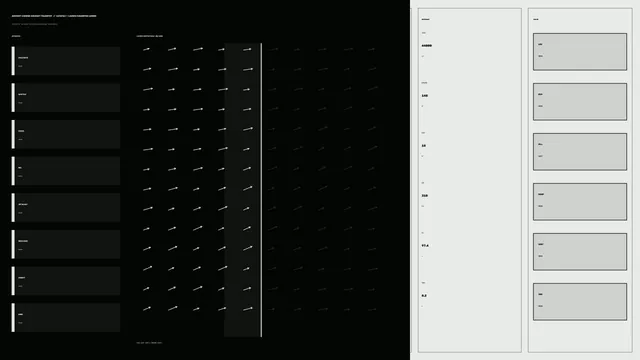 Monochrome spacecraft telemetry interface diagram — free 3840x2160 4K wallpaper image