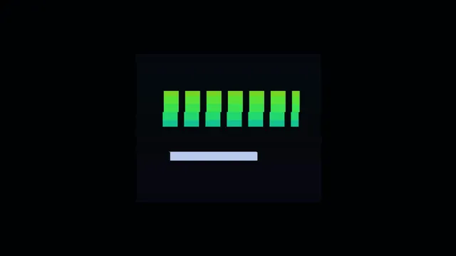 Geometric equalizer bars on a dark display — free 3840x2160 4K wallpaper image