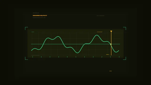 Neon waveform volatility analysis chart — free 3840x2160 4K wallpaper image
