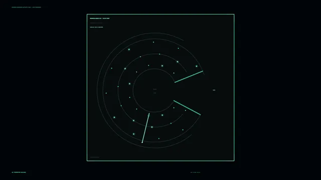 Teal orbital rings with luminous gate vectors — free 3840x2160 4K wallpaper image
