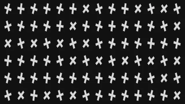 White Cross Marks on a Black Grid — free 3840x2160 4K wallpaper image