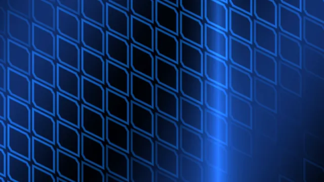 Electric blue geometric lattice on a dark field — free 3840x2160 4K wallpaper image