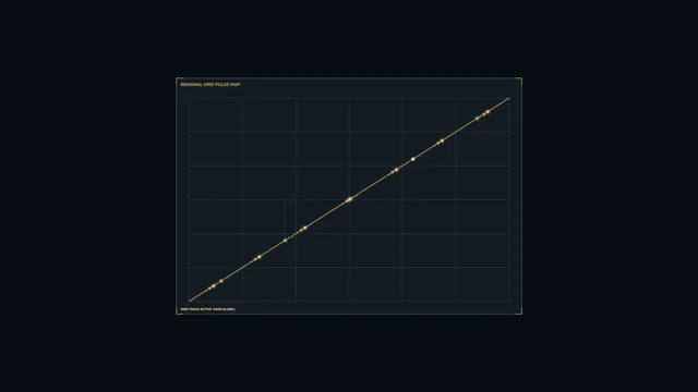 Amber diagonal pulse line on a dark grid — free 3840x2160 4K wallpaper image