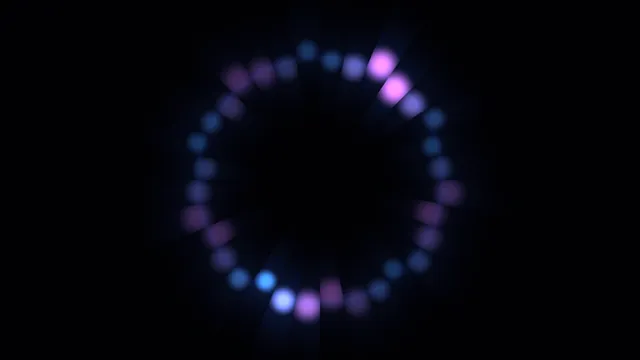 Radial ring of blue and violet light — free 3840x2160 4K wallpaper image