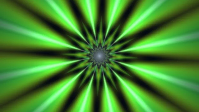 Emerald radial starburst with geometric core — free 3840x2160 4K wallpaper image