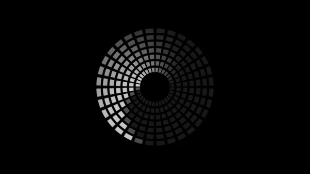 Grayscale radial grid on a black field — free 3840x2160 4K wallpaper image