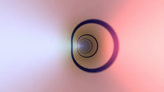 Concentric rings in a coral and violet gradient — free 3840x2160 4K wallpaper image